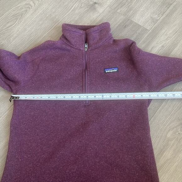 Patagonia Purple Quarter-Zip Fleece woman's Pullover sweater jacket - Picture 8 of 10